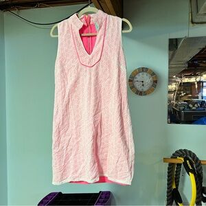 Sail to Sable Pink Lace Overlay Dress